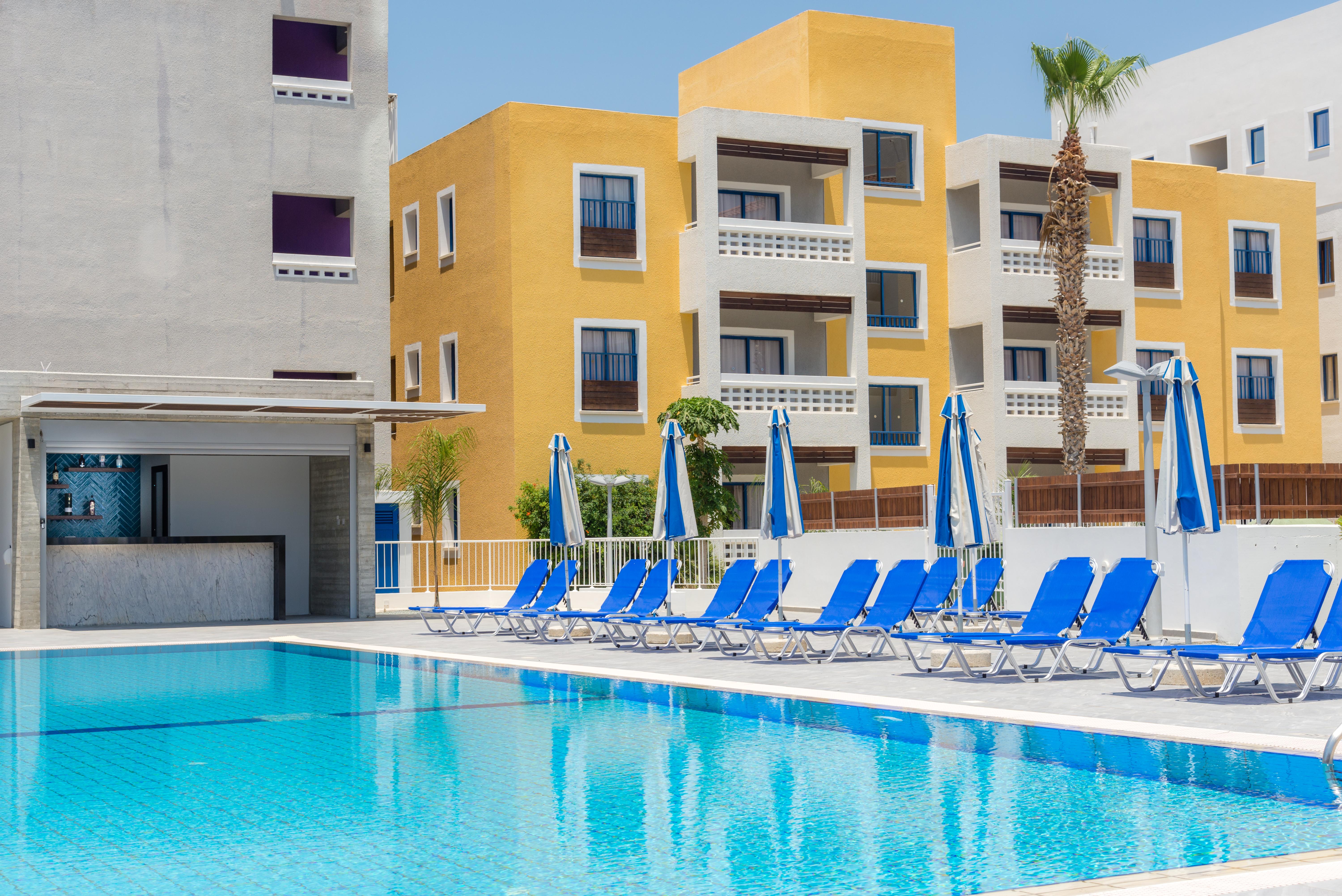 Kefalos Damon Hotel Apartments Paphos Exterior foto