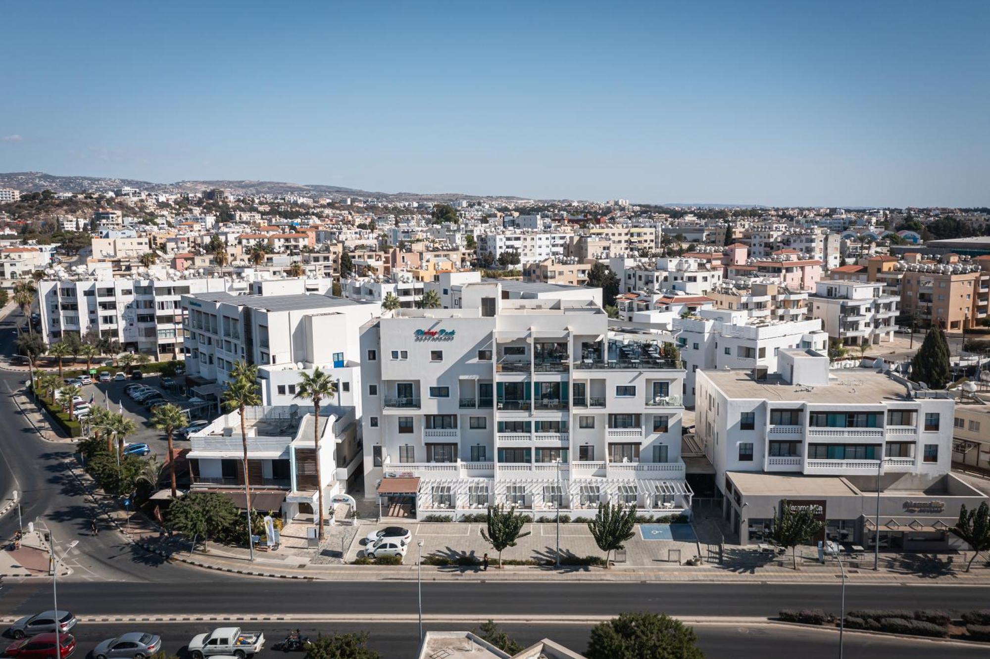 Kefalos Damon Hotel Apartments Paphos Exterior foto